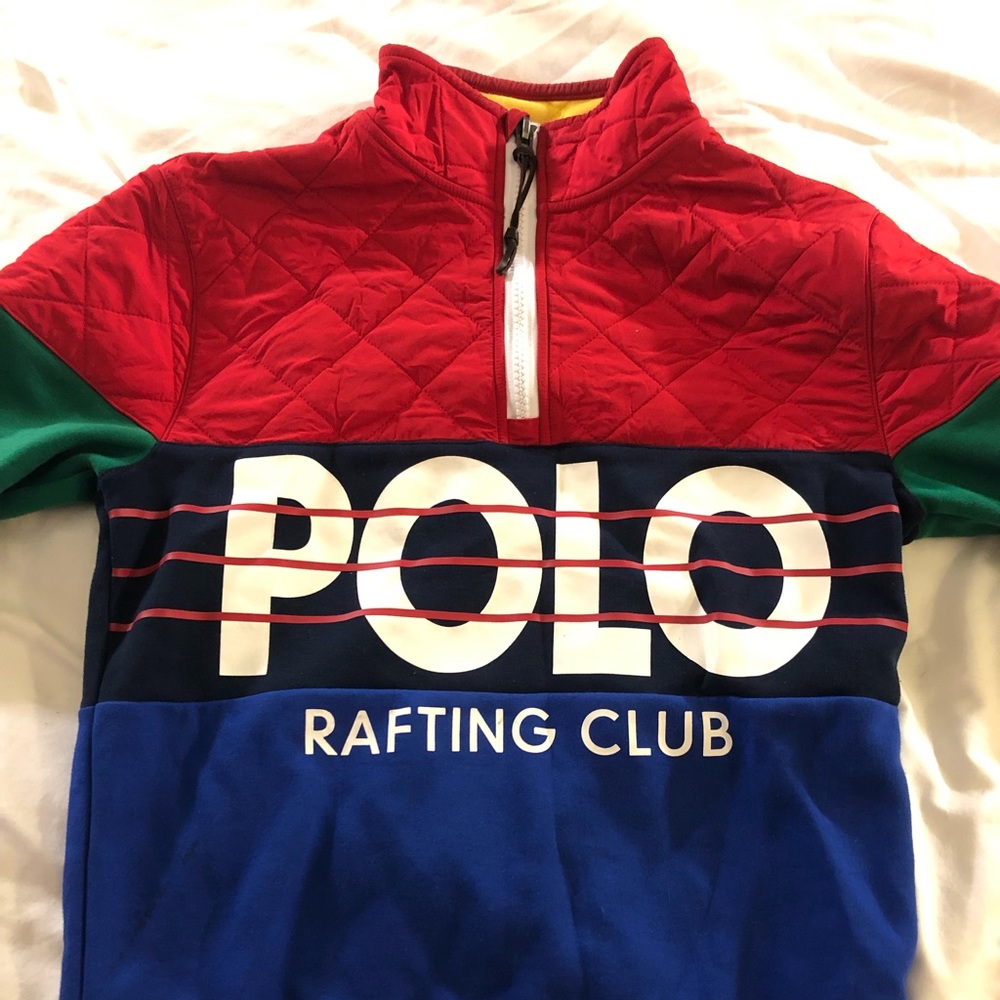 Polo Sweater with polo zip